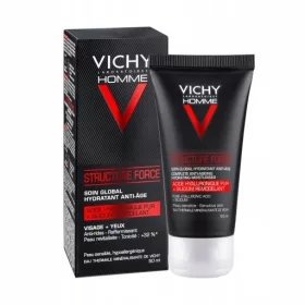    VICHY HOMME Structure Force krepilna krema proti gubam, 50 ml