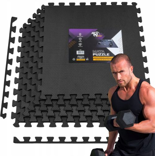 Podloga za vadbeno opremo Be4Sport 180 cm x 120 cm črna