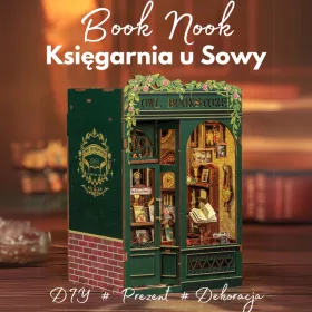    DIY MINIATURNA HIŠA - Księgarnia u Sowy | BookNook | DIY | 3D uganke