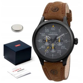   TIMEX EXPEDITION MOŠKA URA KLASICNI DURABLE KRONOGRAF DATA WR50
