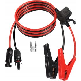   12AWG Priključek za Solarni Panel s Krokodilnimi Sponkami in 25A Varovalko