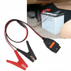   OBD2 ECU ZASILNI NAPAJALNI KABEL DIAGNOSTIČNA SPONKA AKUMULATORJA