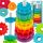 IZOBRAŽEVALNA PIRAMIDA ZAVITA STOLP WOOPIE BABY PUZZLE