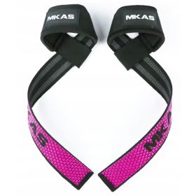   Liftersko oprijemljive trakovi za dviganje uteži, roza, 2x kos