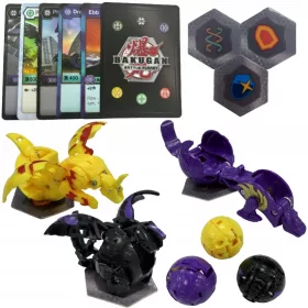   BAKUGAN Legends Ultimate Starter Set with 3 Figures, 6 Cards, and 3 BakuCores