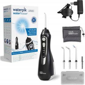   Waterpik WP-562 brezžični irigator za ustno higieno, črna barva