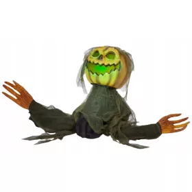Strahopetna premična buča za Halloween s SVETLOBO + ZVOKOM