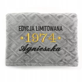   Personalizirana odeja za 50. rojstni dan - Darilo za njo 200x220