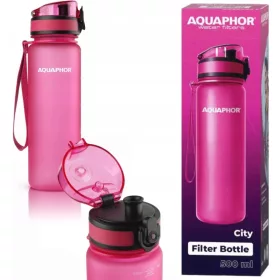 Aquaphor City filter steklenica 0,5 l roza