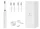 Sonična zobna ščetka Beauty Limited® DenticSonic White BL-104W - 84. 000 gibov/min, 5 načinov, 4 glave, indukcijsko polnjenje, IPX7