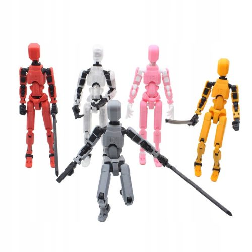 Gibljivi 3D robot za igro 13 Dummy Action