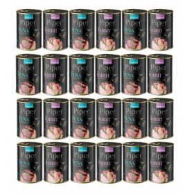   DOLINA NOTECI Piper mokra hrana za sterilizirane mačke s tuno in zajcem 24 x 400g