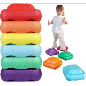 SENZORIČNA STEZA ZA OTROKE MONTESSORI REČNI KAMNI 6 KOS