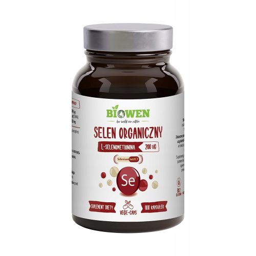 VegeSelen Organiczny L-Selenometionina z Inuliną - Suplement dla Wegan