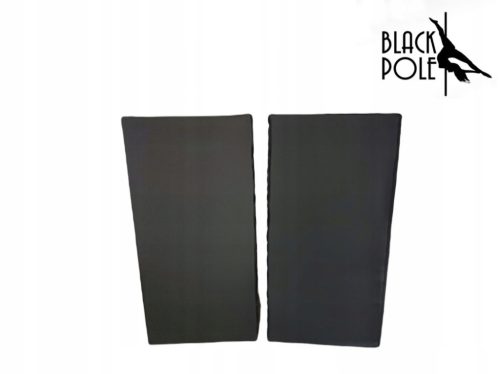 Gimnastična vzmetnica Black Pole, črna, 120 cm x 120 cm