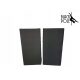 Gimnastična vzmetnica Black Pole, črna, 120 cm x 120 cm