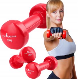  Vinyl dumbbells Pretorians 2x 2 kg 2 kom.