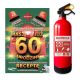 Gasilni aparat in rojstnodnevna voščilnica na recept 60. rojstni dan - Skladišče alkohola