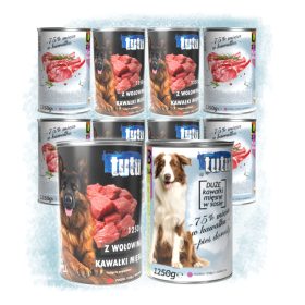   TUTU MESNE KOSI V OMAKI MEŠANIH OKUSOV 12 x 1250g - GOVEDINA + JAGNJETINA