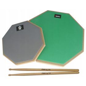    2x TRENING DRUM PAD 8" + 12" + KOMPLET MOBOOG PALIC