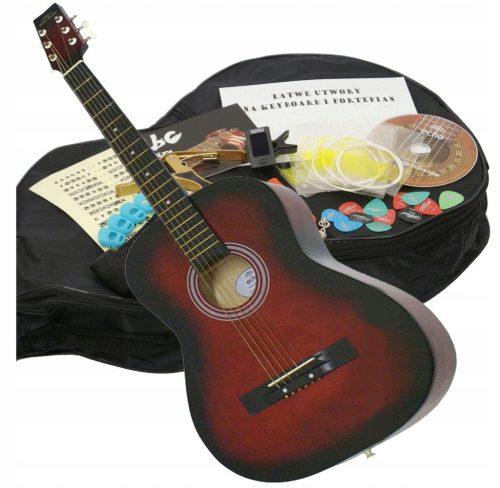 GITARA AKUSTIČNA / KLASIČNA ECHO C81 + GIGA ZESTAW - 27 DODATKOV
