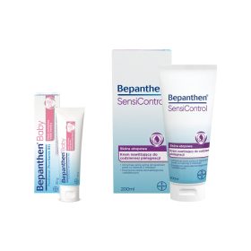   Bepanthen SensiKontrol krema za občutljivo kožo, 200 ml + Bepanthen Baby mazilo, 30 g