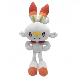   Maskota Pokemon Go Scorbunny Beli zajec Plišasta igrača Pikachu Darilo