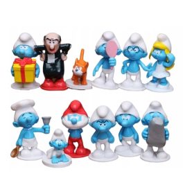12x Komplet figuric Smerf