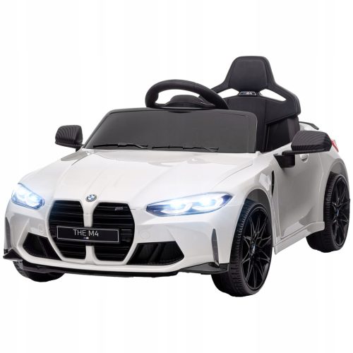 Električni avto za otroke z 12 V, 2,4 G baterijo, beli BMW M4 Pilot