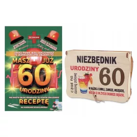   Nujni komplet in voščilnica z receptom za očetov 60. rojstni dan poln zabavne vsebine