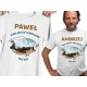 Moška majica za očeta, dedka, bratca, ribo, ribiča, s podnapisi in imenom, debela, velikosti 3-5XL