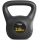 Kettlebell TREX Sport 16 kg črne barve