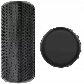   Valj za masažo mišic po treningu z wypustki 45 cm x 15 cm črn