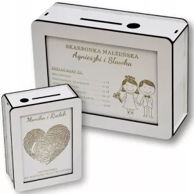 PERSONALIZIRANA POROČNA SKRINJICA Z GRAVURO