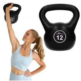 KETTLEBELL 12 KG ZA FITNES IN TREBUŠNJAKE