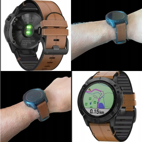 Quickfit usnjen trak za Garmin Fenix, 5X,6X,6X PRO,7X,7X SOLAR 26mm