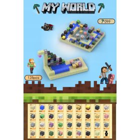   128 KOSOV MAGNETNIH KOCK MINECRAFT, OTROŠKO DARIL ODPRTI SVOJ SVET USTVARJANJA