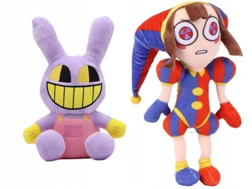 JAX + POMNI 2x maskota NEVERJETNI DIGITALNI CIRKUS DIGITALNI CIRKUS komplet 2 kom.