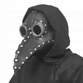  MASKA IZ LATEKSA DOKTOR KUGA ČRNA JAVNA NOČ ČAROVNIC