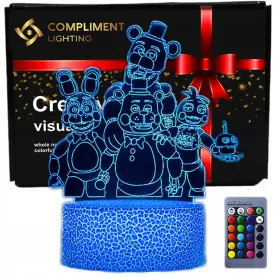 3D LED USB nočna svetilka Pet noči pri Freddyu