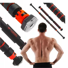   Fitnes palica za vaje, nastavljiva, trpežna, iz jekla, do 150 kg