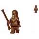 Unikatna LEGO STAR WARS figurica - Wookie + orožje! (Ramenske oznake) 75084 sw0627