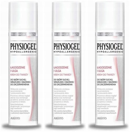 2x Physiogel Krem za umirjanje rdečice in suhe kože, 40 ml