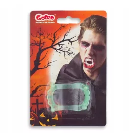  Svetleči vampirski zobje čeljusti za noč čarovnic 1 kos