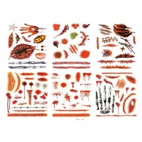  Tattoo Halloween tetovaže 23 kosov HALLOWEEN PARTY