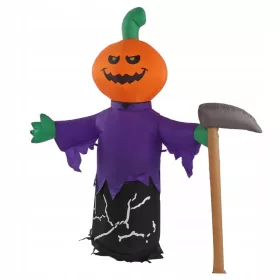 Halloween Dekorativna Naduvljiva Bučka s LED Lučmi