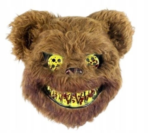  Halloween maska Teddy Bear 26x27cm HALLOWEEN PARTY