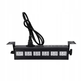 LED svetilka s črno UV lučjo notranja 6x3W