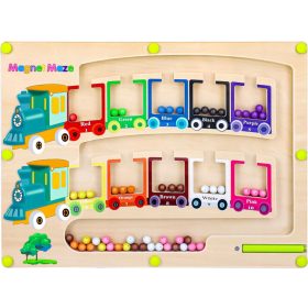 Vindany Montessori magnetna igrača labirint barv