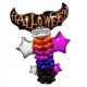 Balon Halloween Post z Navpičnimi Baloni